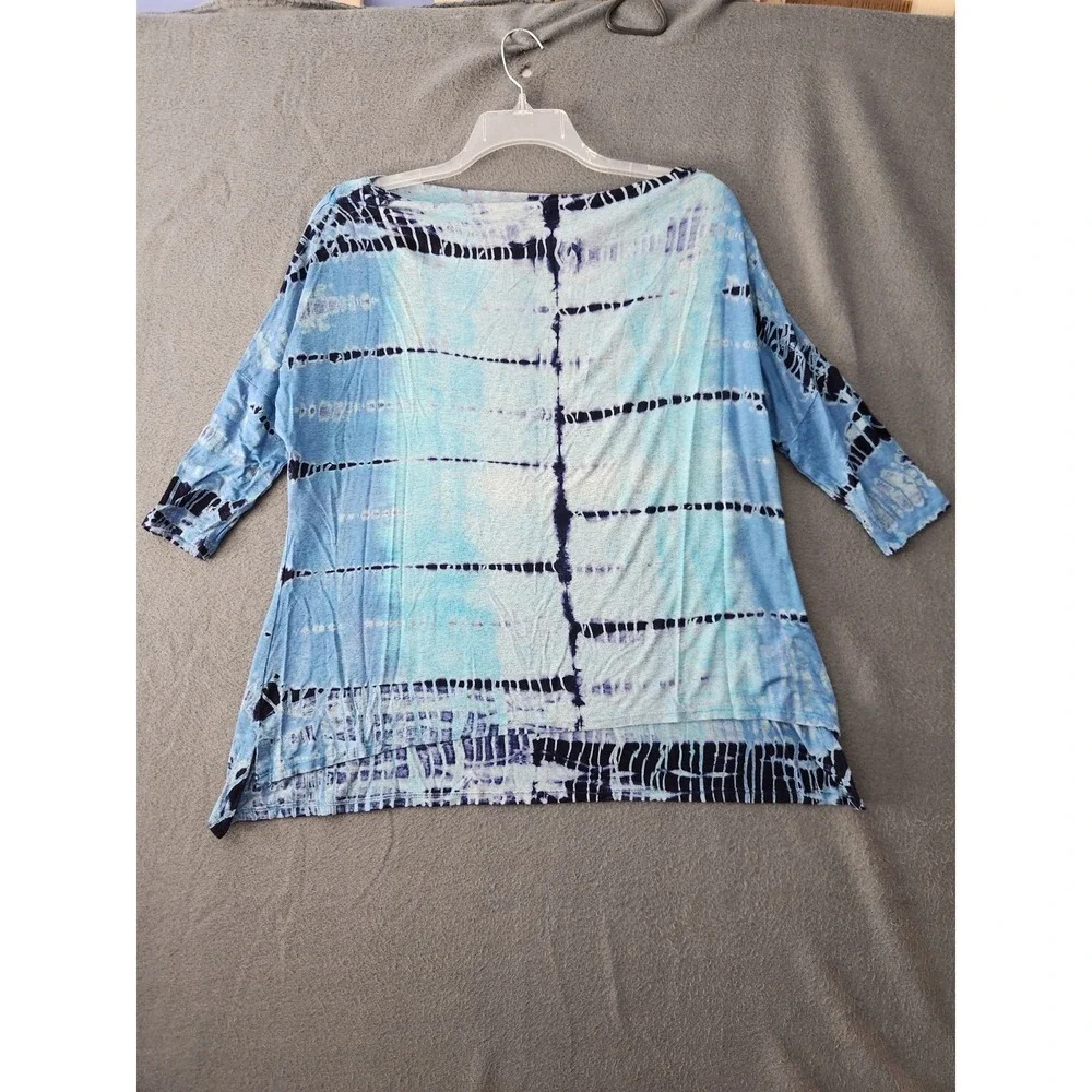 NWOT Hard Tail Forever Oversized Top Sz S Tie Dye Slouchy Alternative Colorful